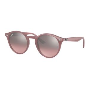 Ray-Ban Round RB 2180 6229/7E Opal Antique Pink Sunglasses
